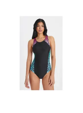 [15111] Swimsuit Arena O.W Ladies One Piece Black Size 20 (XXL) 