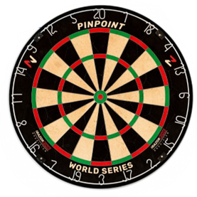 [13251] Pinpoint Professional Dartboard (World Series) [Board only]
