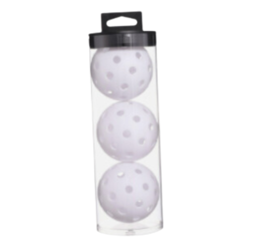 [11772] Pickleball Ball -3pk- White 