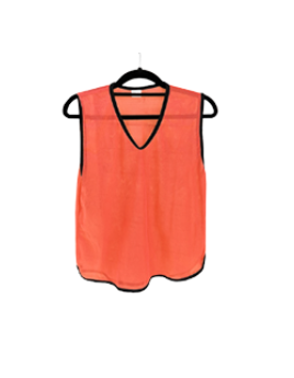 [12281] Training Bibs Adult Large Orange 6pk