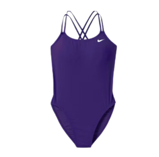 [15116] Swimsuit Ladies Nike Hydastrong One Piece Court Purple Size L