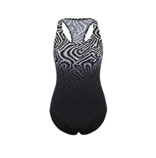 [15122] Swimsuit Ladies Slazenger Sports Back One Piece Black Size XL