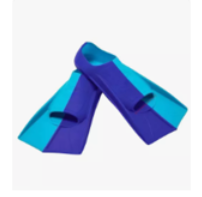 [12915] Swimming Fins SkyBlue/Blue XXS 