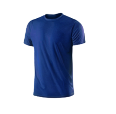 [CL30018] T-Shirt Men's Breathable Quick-Drying Short Sleeve Round Neck Navy Medium