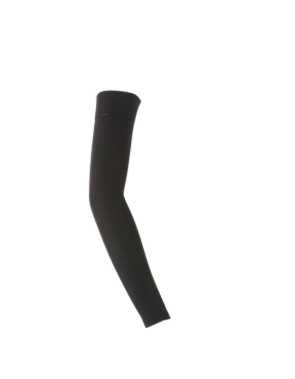 [12050] Compression Arm Sleeve Kids Black (Pair)