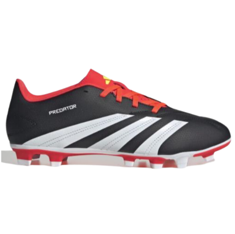 [12811] FG Boot Adidas Predator 24 Club Flexible Ground Black|White|Red UK8.5|US9