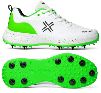 [12879] Cricket Shoe Payntr XPF-AR White|Green US9