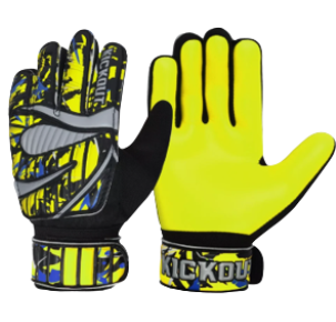 [125092] GK Gloves Kickout Yellow Size 6
