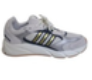 [38593] Court Shoe Adidas Cloud Foam White|Silver|Navy UK7|US7.5