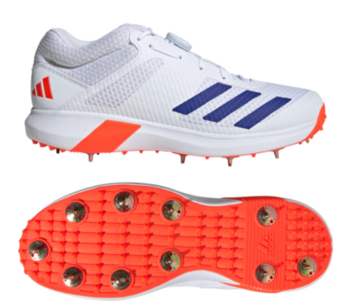 [45902] Cricket Shoe Adidas Adipower Vector Bowling Orange|Blue UK12|US12.5