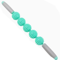 [3891] Spiked Massage Roller Stick Light Green