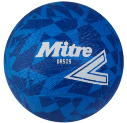 [12035] Netball Mitre Oasis Blue Size 5