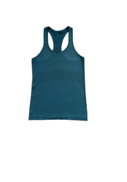 [69181] Racerback Ladies Workout Top Dark Cyan Large