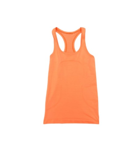 [79021] Racerback Ladies Workout Top Orange Large