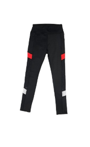 [788291] Ladies Yoga Pants High Waisted Black Medium