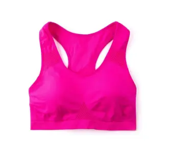 [9063] Sports Bra Padded Pink Large