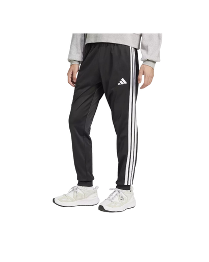 [60180] Track Pants Adidas 3-Stripe Tricot PT Tapered Black|White Large