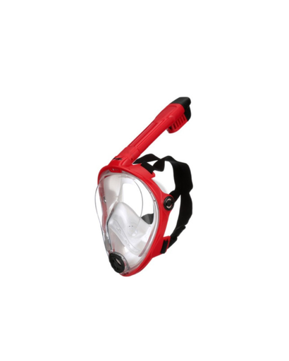 [10756] Full Mask Snorkel Set Red L/XL 