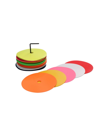 [GM-R75S20]  Ground Marker Flat Disc Round 7.5" pk 20