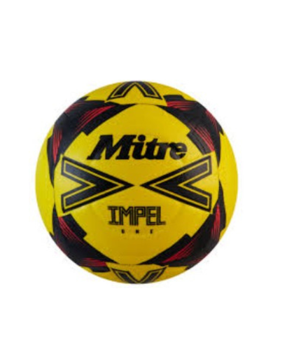 [4820] Football Mitre Impel One Yellow|Red|Black Size 4
