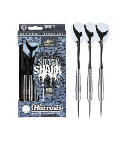 [43899] Darts Harrow Silver Shark 3pk 23g 