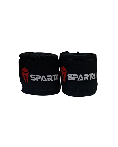 [31012] Boxing Hand Wraps Sparta Black 2.5m