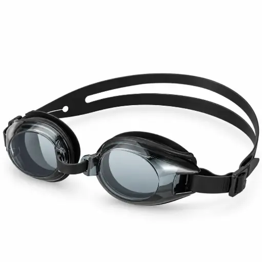 [5790] Swimming Goggles Black Slazenger Wave- Adult