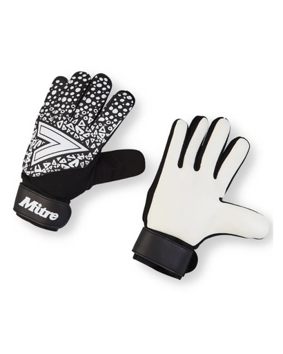 [358392] GK Gloves Mitre Black|White Size 11