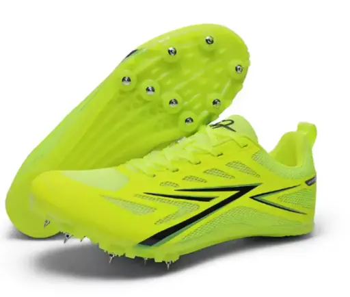 [19649] Athletic Spike Shoe- Distance Green Size US 5