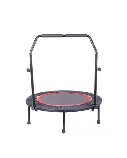 [26883] Mini Trampoline 40" Foldable with Safety Bars