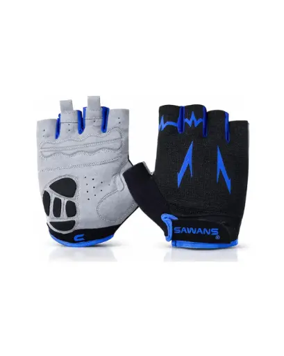 [13233] Cycling Mitts Sawans XL Blue 