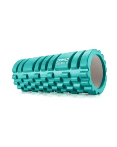 [13771] Textured Foam Roller 34x14cm Teal