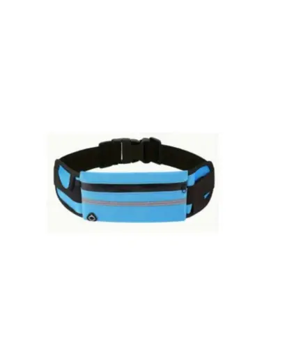 [65332] Sports Waist Bag Blue Large 