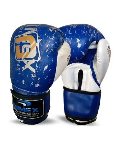 [34711] Boxing Gloves Dimex Blue|White|Gld 14oz